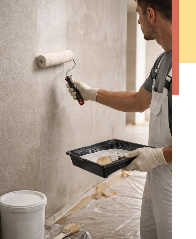 Грунтовка стен в Махачкале от 2278 руб. м2 — быстро, недорого, с материалом | ОТДЕЛОЧНИК-Мхч