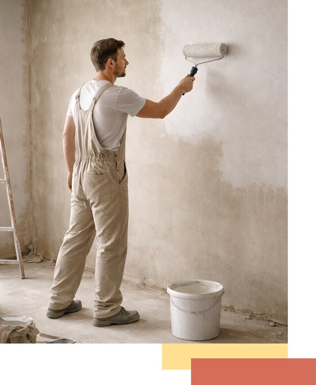 Грунтовка стен под отделку в Махачкале профессиональным раствором