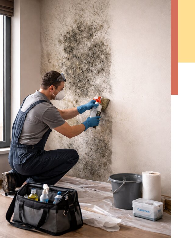 Удаление плесени со стен в Махачкале от 2226 руб. — быстро и недорого | ОТДЕЛОЧНИК-Мхч
