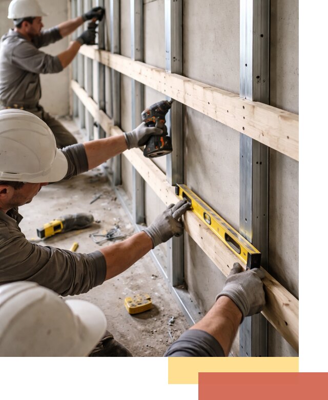 Устройство обрешетки под панели в Махачкале