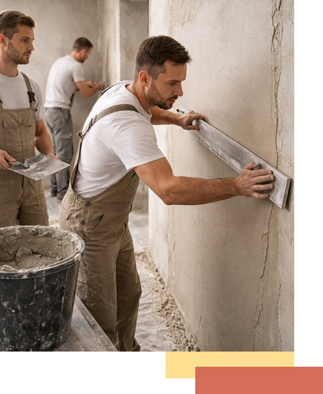 Штукатурка стен без маяков в Махачкале быстро и качественно