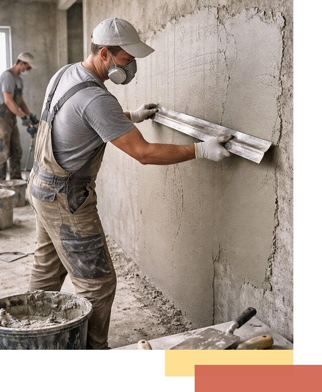 Штукатурка бетонных стен в Махачкале качественно и долговечно