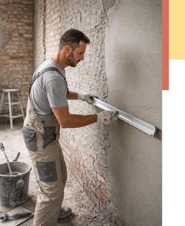 Штукатурка кирпичных стен в Махачкале от 4660 руб/м2 — быстро и недорого | ОТДЕЛОЧНИК-Мхч