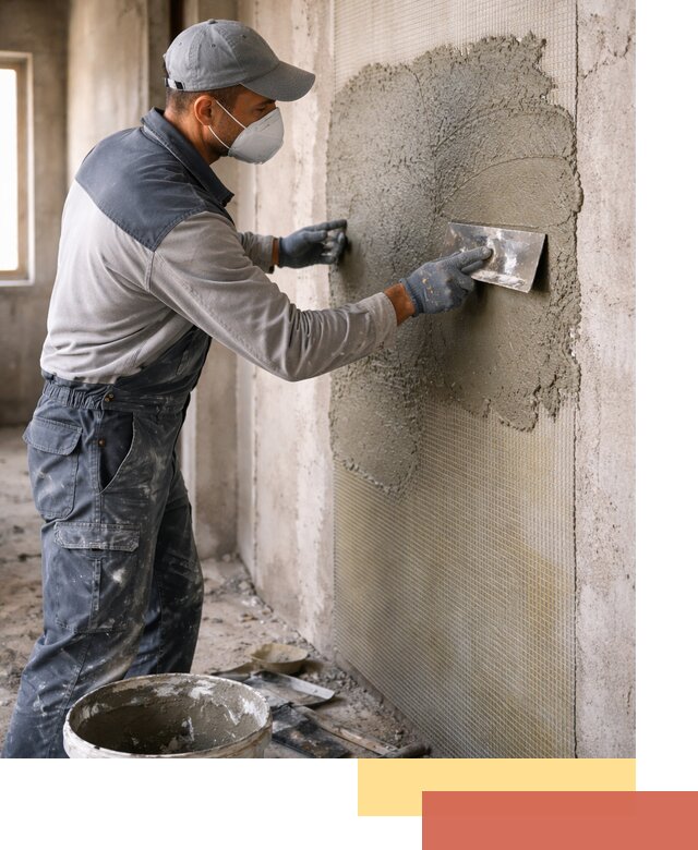 Штукатурка стен по сетке в Махачкале под ключ качественно и быстро