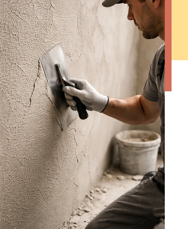 Структурная штукатурка стен в Махачкале от 4660 руб. под ключ | ОТДЕЛОЧНИК-Мхч