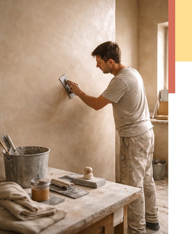 Марокканская штукатурка таделакт в Махачкале под ключ от 4349 руб. | ОТДЕЛОЧНИК-Мхч