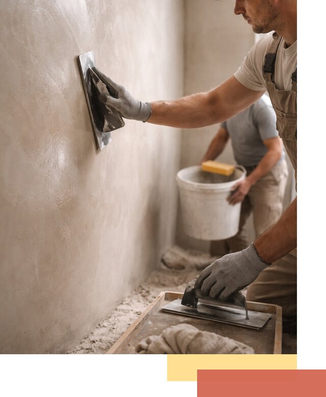 Нанесение марокканской штукатурки таделакт в Махачкале