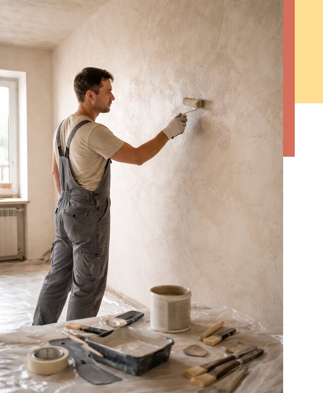 Нанесение лессирующей краски по декоративке в Махачкале от 1812 руб. | ОТДЕЛОЧНИК-Мхч