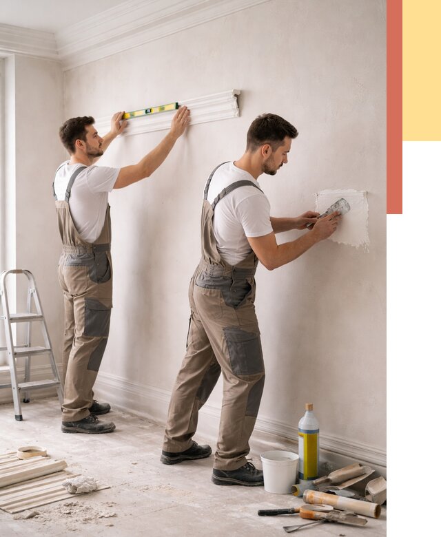 Монтаж лепнины на стены в Махачкале от 4660 руб. — недорого, быстро | ОТДЕЛОЧНИК-Мхч