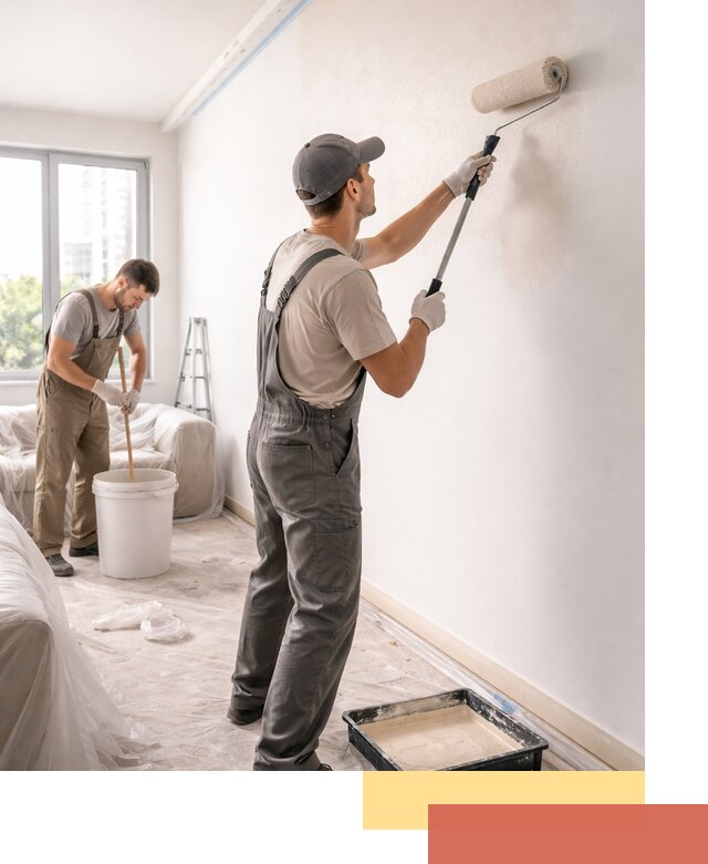 Покраска стен в офисе в Махачкале — быстрый и качественный ремонт