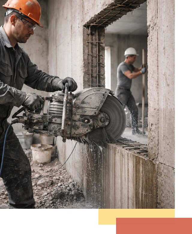 Алмазная резка проемов в Махачкале быстро и точно