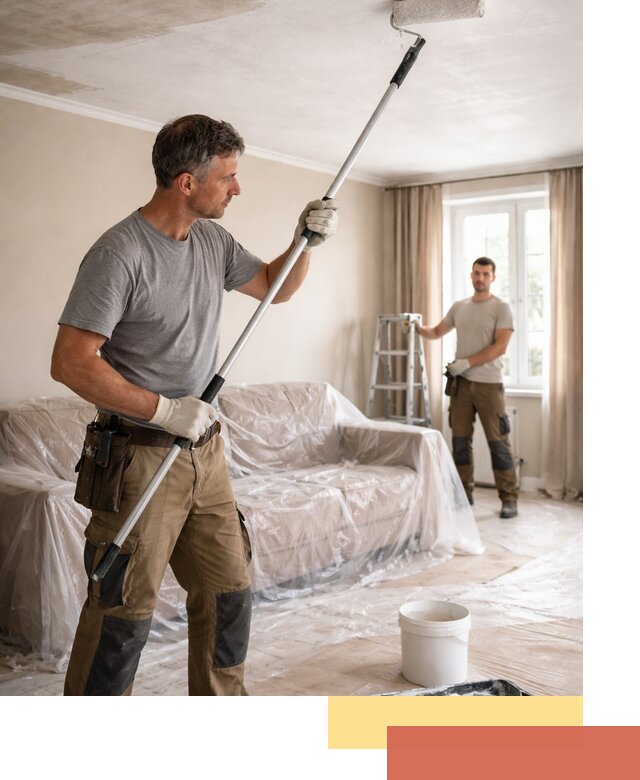 Грунтовка потолка в Махачкале — подготовка под покраску и отделку