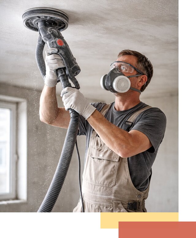 Шлифовка потолка в Махачкале — качественная подготовка под отделку