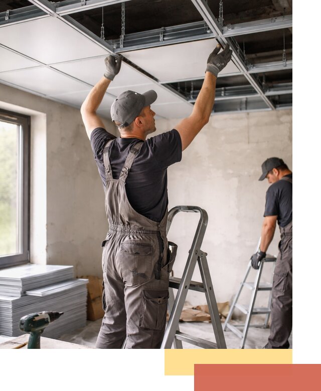 Монтаж кассетного потолка в Махачкале качественно и быстро