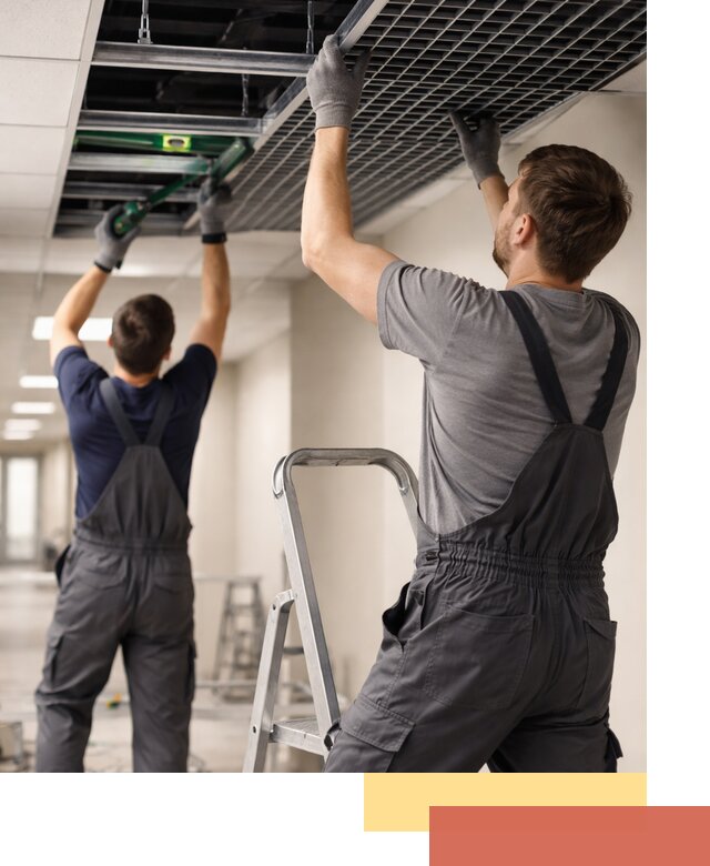 Монтаж потолка Грильято в Махачкале: установка под ключ качественно