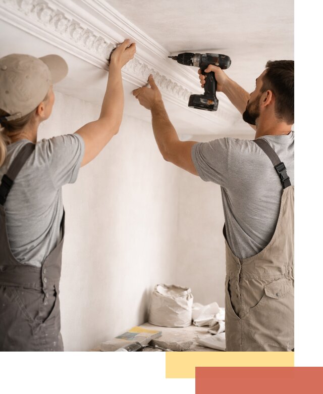 Профессиональный монтаж лепнины на потолок в Махачкале