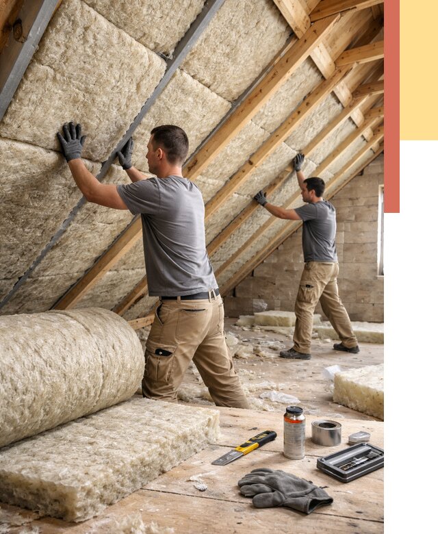 Утепление потолка минватой в Махачкале от 1501 руб. — быстро и недорого | ОТДЕЛОЧНИК-Мхч