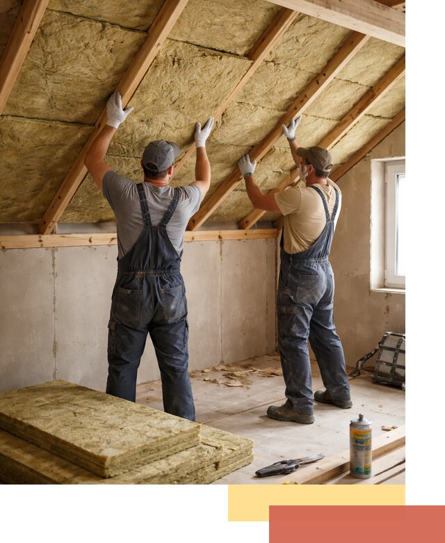 Утепление потолка минеральной ватой в Махачкале