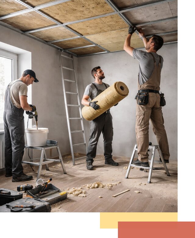 Шумоизоляция потолка в Махачкале: профессиональный монтаж и отделка