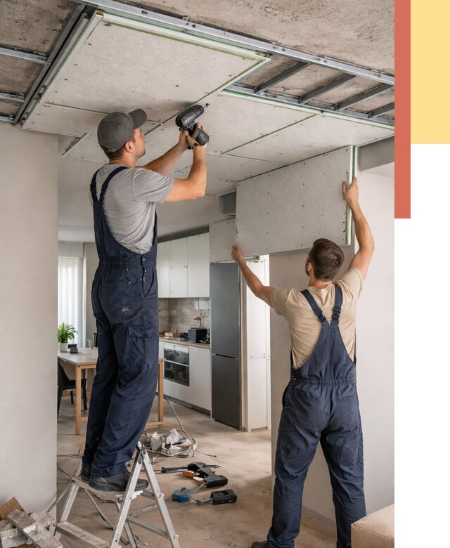 Шумоизоляция потолка панелями зипс в Махачкале от 1916 руб. под ключ | ОТДЕЛОЧНИК-Мхч